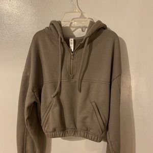 Alo Stadium Half Zip Hoodie